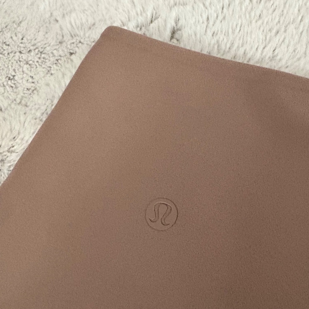 NWT‎ Lululemon Smooth Pull On High Rise Crop Pant Tan 14 Taupe Trouser Work - Picture 5 of 8